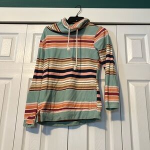 AMPERSAND AVE Multicolor Striped Hoodie